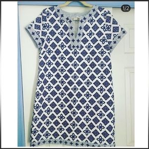 Vineyard Vines Cotton/Linen Tunic Dress EUC, Size 10